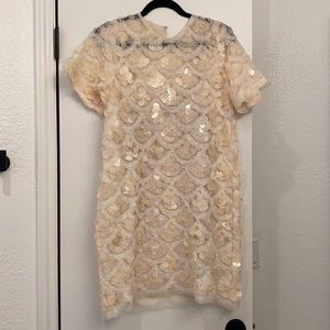 Sequin Zara shift dress. NWT